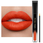 MAKI YIKA Orange Lipstick for Women Color Stay Long Lasting Lipsticks, No Smudge Matte Liquid Lipstick Transferproof Cruelty-Free Lip Color, Orange