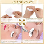 100 PCS Foam Eye Pads Lash Extensions, Under Eye Pads for Lash Extensions Eyelash Pads Sticky Lash Eye Pads Lint Free Lash Lift Pads Professional Eye Makeup Pads for Eyelash Extensions Beauty Supplies