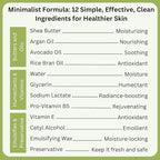 RaGaNaturals Natural Unscented Body Lotion for Dry, Sensitive Skin with Shea Butter, Avocado Oil & Vitamin E - Moisturizing, Fragrance Free Hand Lotion With Organic Essence -For Women, Men, Kids-16 Oz