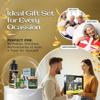 Herbishh Hair Color Shampoo for Gray Hair – Natural Hair Dye Shampoo – Lasts Up To 3-4 Weeks – 500ML – 3-In-1 Hair Color – Colors, Cleanses, and Conditions (Dark Brown Gift Set)