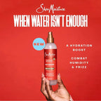 SheaMoisture Curl Stretch Shampoo, Conditioner, Volume Cream, and Refresher Spray with Kalahari Melon Oil and Hyaluronic Serum - Hydrates, Repairs Breakage, Detangles, Minimizes Shrinkage, 4 Pack