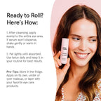 grace & stella Under Eye Brightener with Cooling Metal Rollerball - Ceramide & Caffeine Eye Cream for Puffy Eyes - Travel Size Toiletries - Vegan Skincare (15ml / 0.51floz)