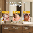 AbsolutSkin Beginner Bundle – 3-Step Brightening Skincare Set for Dull Skin – Includes Face Wash, Radiance Serum & SPF50 Cream – Dermatologist-Formulated