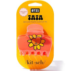 Kitsch BT21 Recycled Plastic Puffy Medium Hair Clips for Women, Medium Claw Clip for Thin & Thick Hair | Ideal Gifts for Women - TATA, 1pc