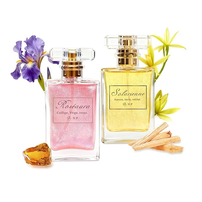 NP NATURES PHILOSOPHY Hair Perfume, Leave-in Hair Serum & Shine Hair Spray for Women, Anti-Frizz, Long Lasting Fragrance, Lightweight Conditioner & Glossier Hair Perfume oils - 2 Pack