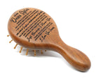 TOBOHU Engraved Wooden Hairbrush Sisters Gifts for Women, Christmas Birthday Graduation Gifts Idea for Big Little Soul Adult Sister from Sister Brother, Cool Sisters Appreciation Gifts