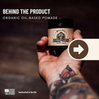 Johnny Slicks Oil Based Pomade | Organic Hair Styling for Men, Low to Medium Hold | Promotes Healthy Hair Growth & Helps Hydrate Dry Skin, (Rugged, 4 Ounce) Veteran Owned, USA Made.