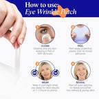 Wrinkles Schminkles Under Eye Wrinkle Patches, Smooth Eye Wrinkles, Crows Feet & Dark Circles Overnight, 1 Pair Reusable Medical Grade Silicone Patches