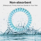 JessLab Spiral Hair Ties for Women, 10-Pack Traceless No-Damage Ponytail Holders, Coils Hair Bands for Girls, Assorted Colors