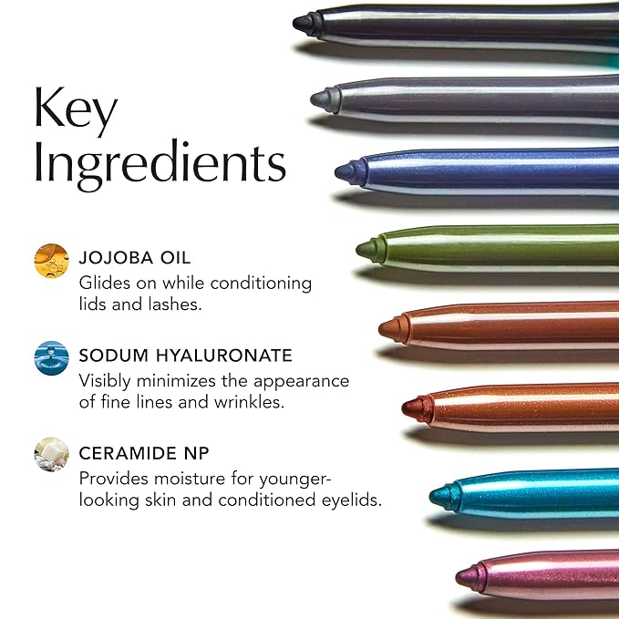 Thrive Causemetics Infinity Waterproof Eyeliner Pencil, Built In Sharpener & Smudge Tip, Long Lasting, Smudge Proof, Hyaluronic Acid & Shea Butter, Vegan & Cruelty Free, Talia (Navy Matte)