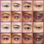 Kaely 2Pcs Light Dark Purple Angled Gel Eyeliner Pencil, Violet Lavender Plum Eyeliner for Green Eyes, Face Paint Eye Black Stick Waterproof Smudge Proof, Gothic Halloween Makeup, Cruelty-Free