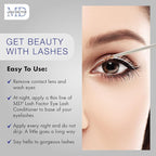 MD Lash Factor Eyelash Conditioner – 0.2 fl oz, 6-Month Supply – Peptide + Biotin Serum for Fuller, Thicker Lashes, Ophthalmologist-Tested