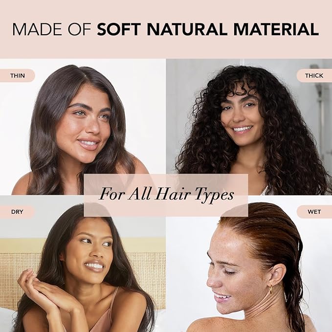 Kitsch Microfiber Hair Towel Scrunchies - Soft and Highly Absorbent Microfiber Scrunchie for Women | Reduces Heat Drying Time | Ideal Gifts for Women - 2pcs (Micro Dot Design)