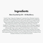 Blanc Essential Lip Oil - 50HR Moisturizing, Hydrating & Color Changing Korean Tinted Lip Oil Gloss Makeup with 6 Plant Extracts - Lightweight, Non-Sticky Finish 0.15 fl oz (#05 Blackberry)