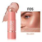 Cool Story 3-in-1 Makeup Set, Highlighter, Blush and Contour Balm Stick, Cream Formula for Face Contouring, Professional Cosmetic Kit (Blush-F05)