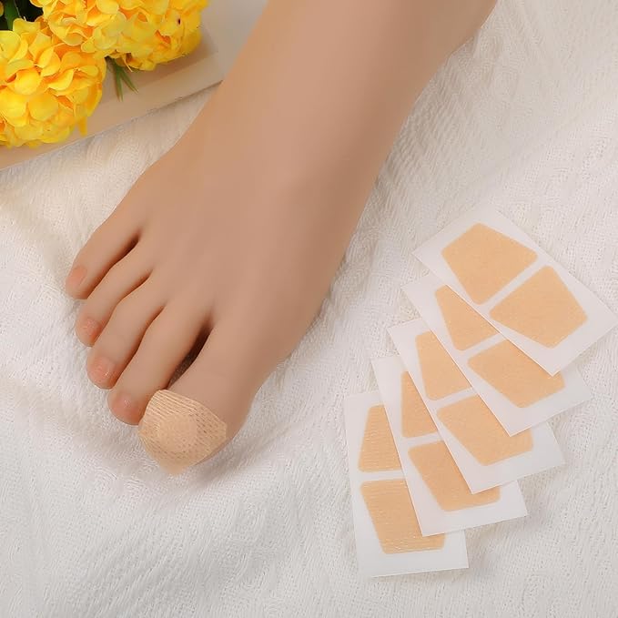 200 Pcs Nail Repair Patches, Muti-Purpose Fungus Nail Treatment Patch,Toenail Care for Toenail Fingernails,8-Hour Nighttime Renewal Toenails Fungus Patches for Damaged & Discolored Appearance Nails