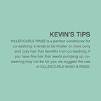 KEVIN.MURPHY KILLER.CURLS RINSE - Nourishing Curl Conditioner - Care for Natural & Permed Hair - With Hydrating Oat Milk - Colour-Safe & Vegan - 250 mL / 8.4 fl oz