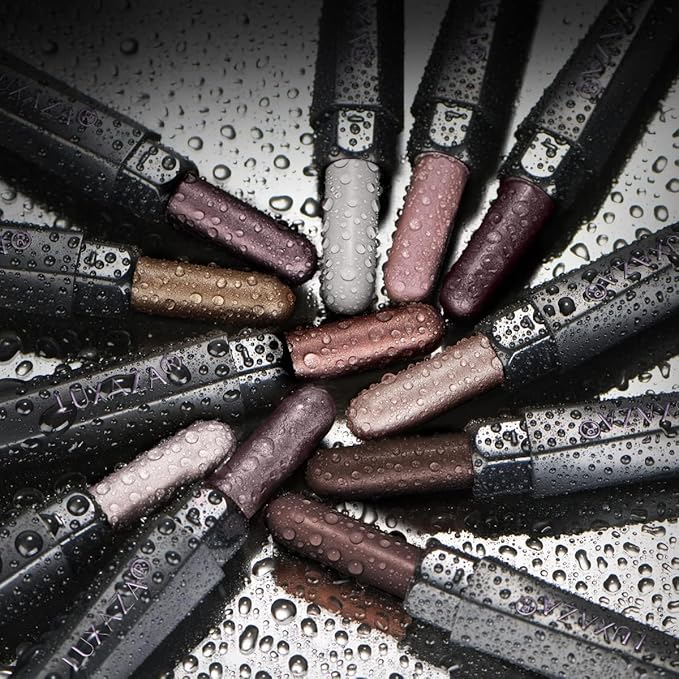 Brown Eyeshadow Stick Makeup Set 10PCS, Neutral Shimmer And Matte Cream Eye Shadow Palette, Metallic Bronze Smoky Eyeliner Brightener Crayon Pencil Kit, Ideal Gift for Women -Ash Rose