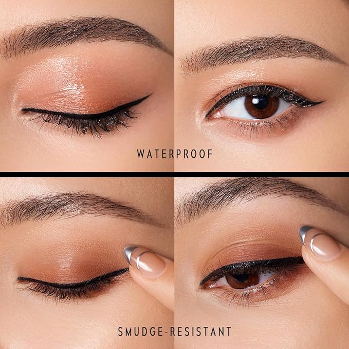 Superstay Eyeliner-Waterproof Liquid Eye Liner Pencil, Stay All Day Makeup, Long Lasting Satin Finish, Smudge-Proof & Transfer-Resistant, Sweatproof, Built in Sharpener (01 Black)