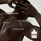 Advanced Clinicals Vitamin C Cream Visibly Brightening Body Lotion | Vitamin C Moisturizer Skin Care Body Cream For Women & Men Visibly Improves Look Of Dark Spots & Uneven Skin Tone, W/Travel Size