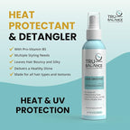 TRU-BALANCE Hair-Smoothie – Best Leave-in, Heat Protectant & Hair Detangler Spray with Vitamin E, Coconut Oil and Vitamin B-5 | Perfect Treatment and Prep for Your Hair's Awesome Styling - 8 oz