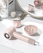 Hair Dryer with Diffuser, CONFU Hair Dryers for Women, Diffuser Hair Dryer High Speed Professional Ionic Blow Dryer for Fast Drying, Hair for Curly Hair for Home Travel