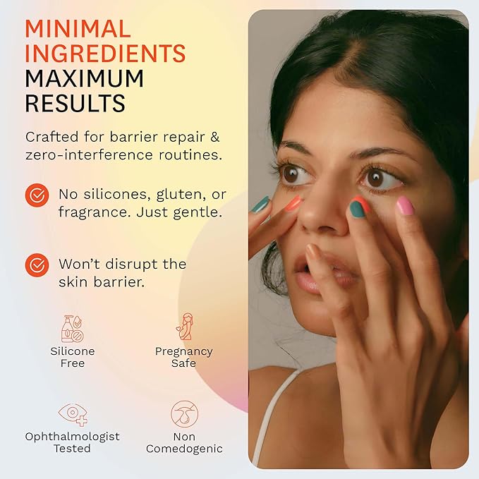 Fig.1 Vitamin C Eye Cream for Dark Circles, Puffiness & Wrinkles | Under Eye Cream for Women & Men | Glowing Eye Treatment | Refillable Anti Aging Moisturizer for Fine Lines