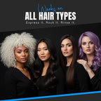 Herbishh Koloret Pastel Blue Hair Tint Spray (69g), Washable Temporary Color Mist for Light & Dark Strands, Quick-Dry, Non-Sticky, Travel-Friendly Root Touch Up for Women