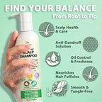 Antifungal Shampoo for Folliculitis and Seborrheic Dermatitis: Scalp Psoriasis Treatment, Dandruff & Itchy Scalp Relief with Salicylic Acid, Piroctone Olamine, Rosemary & Coconut Oil 8.8 fl.oz