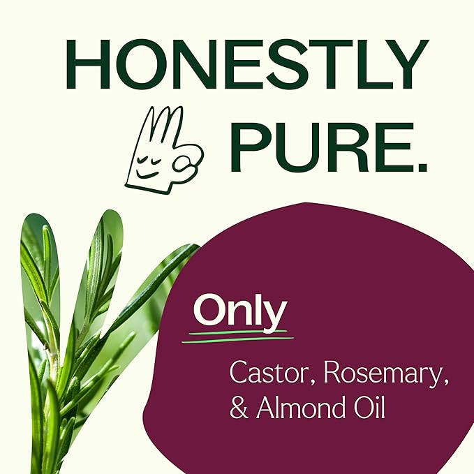 Plant Therapy Rosemary & Castor Oil - 4 oz Hair Treatment for Growth, Shine, Softness, Healthy Scalp & Hair Mask