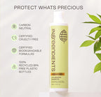 Ingreendients Non Toxic Vegan Volumizing Shampoo with Organic Ingredients For Fine Hair - Strengthening Barley Protein and Chia Seeds, Color Safe, Paraben & Gluten Free, Silicone & Sulfate Free