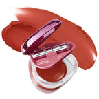 ORBITA LIP AND CHEEK BLURRING POT | Lip & Cheek Tint with Soft Velvety Mud Texture, Blur Matte Finish Lipstick, Featherlight, Multi-Use Makeup, Buildable Color, Long-Wearing (005 Sol)