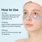 Ocean Oracle Hydrating Hydrogel Eye Patches 28 Pairs, 5-Min Soothing Eye Masks with Marine Algae & Seaweed Blend, Rejuvenating Eye Pads for Tired Eyes, Spa Relaxation Gifts for Women & Men