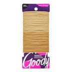 Goody Ouchless Hair Elastics – No Pull, No Breakage, Tangle-Free Hold for Thick, Curly, Coily & Textured Hair – 30 Count, Blonde, Long-Lasting Ponytail Holders for Women & Men