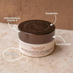 Jean & Len Melting Moisture Body Treatment Cardamom & Tonka, for a fragrant care result, for normal skin, nourishing body butter, without parabens & silicones, vegan, 6.76 Fl. Oz.