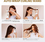 Hair Dryer Brush 5 in 1, Blow Dryer Brush Set with Air Curler Wrap Hair Styler, Negative Ionic Blow Dry Brush, Detachable Hair Tool for Curling, Volumizer,Straightener,Drying