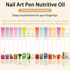 28PCS Cuticle Oil Pen Sweet Almond Nail Growth Serum and Repair Treatment Hydrating Oil for Dry Cuticles and Skin Cuticle Buddy Revitalize Nails with Radiant Cosmetics' Nail Growth Oil