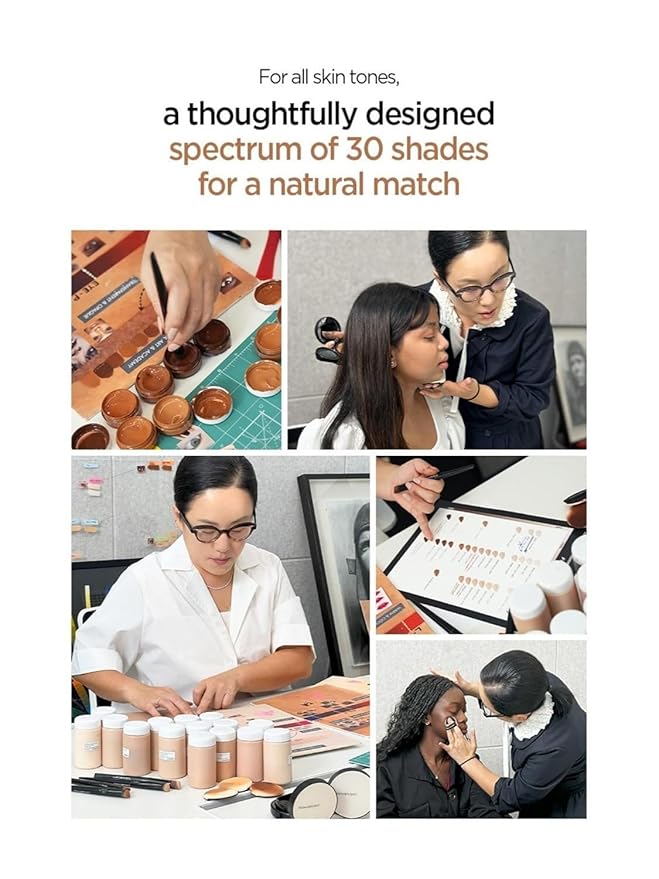 JUNG SAEM MOOL Essential Skin Nuder Cushion 17C Fair Pink 0.49 Fl Oz, No Refill, Natural Radiant Finish Cushion Foundation, Lightweight Hydrating Formula, Korean Foundation Makeup