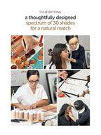 JUNG SAEM MOOL Essential Skin Nuder Cushion 23W Medium Deep 0.49 Fl Oz, No Refill, Natural Radiant Finish Cushion Foundation with Buildable Coverage, Lightweight Texture, Korean Foundation Makeup