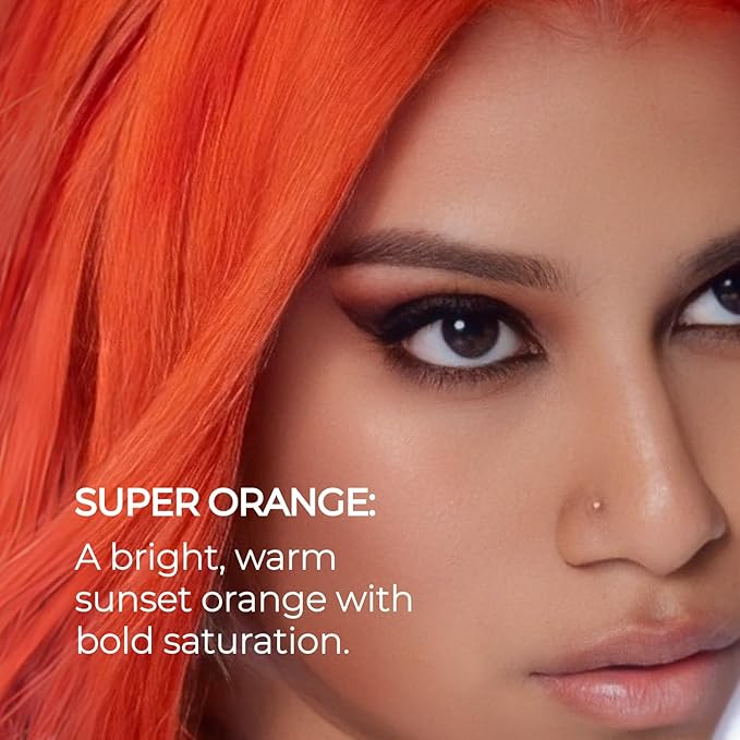 XMONDO Color Super Orange Depositing Mask & Semi-Permanent Orange Dye | Infused with Bond Booster Technology & Hyaluronic Acid for Nourishment, Revitalization & Repair, Vegan Formula, 8 Fl Oz 1-Pack