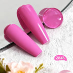 18ml Rose Pink Nail Polish Large Volume Quick Drying Nail Polish, Fast Drying and Long Lasting Color Nail Art DIY Home Manicure Gift for Women