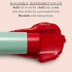 BOOM! by Cindy Joseph Boom Stick Parisian Red: 3-in-1 Cream Blush Stick for Eyes, Lips & Cheek, Long-Wearing Blendable & Building Color Vegan Lipstick Pen for All Skin