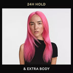 TRESemmé Shaping Mousse, Extra Hold 2-Pack + Travel-Size Bottle – Moisturizing Hair Mousse for Sculpting, 24H Frizz Control (3 Piece Set)