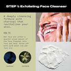 Hawthorne Deep Exfoliating Men’s Skin Care Kit. Exfoliating Men’s Facial Care Kit With Charcoal Face Wash Cleanser and Everyday Face Lotion For Normal to Oily Skin. Natural, Non-Toxic. 4 Fl. Oz. Each.