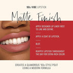 Runway Rogue 90s Vibe Lipstick, Moisturizing Matte Dusty Nude-Pink Lipstick, ‘Front Row’