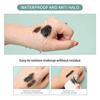 2 in 1 Mascara 5x Longer Waterproof Lash Cosmetics Natural Lengthening and Thickening Effect No Clumping Superstrong Magic 4d Silk Fiber for Vibely Mascara Makeup