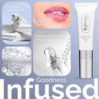 Tinted Lip Balm for Dry, Chapped Lips, Hydrating Vegan Lip Care with Sheer Color & Moisturizing Glow – Non-Sticky Nourishing Lip Treatment for Soft, Smooth Lips (Naturally Clear 10ml)