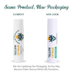 Moisturizing Tallow Lip Balm – Grass-Fed Beef Tallow with Organic Coconut Oil, Beeswax, and Vitamin E – Lip Balm Set – Variety Pack – Travel Essential – 3-Pack