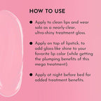 Lawless Forget the Filler Lip Plumping Line Smoothing Gloss - Strawberry Shortcake - Premium Volumizing Lip Gloss with Natural Ingredients Designed to Plump, Firm, and Hydrate Lips 0.11 oz