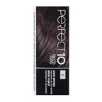 Clairol Nice'n Easy Perfect 10 Permanent Hair Dye, 4 Dark Brown Hair Color, Pack of 2